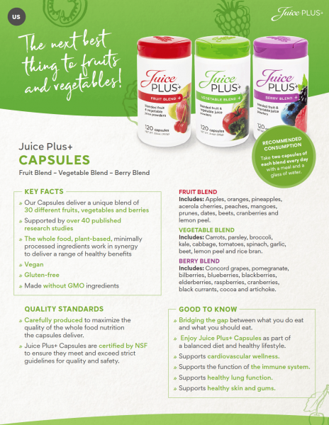 Discover the Health Benefits of Juice PLUS+ Complete