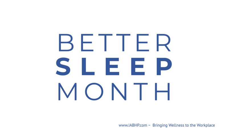 Better Sleep Month