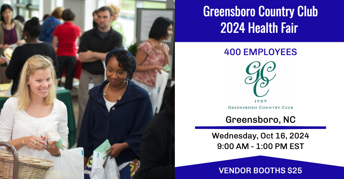 Greensboro Country Club 2024 Employee Health Fair IAB Health