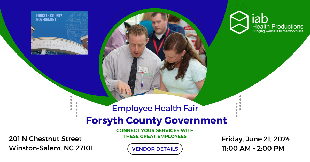 Forsyth County Government 2024 Health Fair IAB Health Productions, LLC